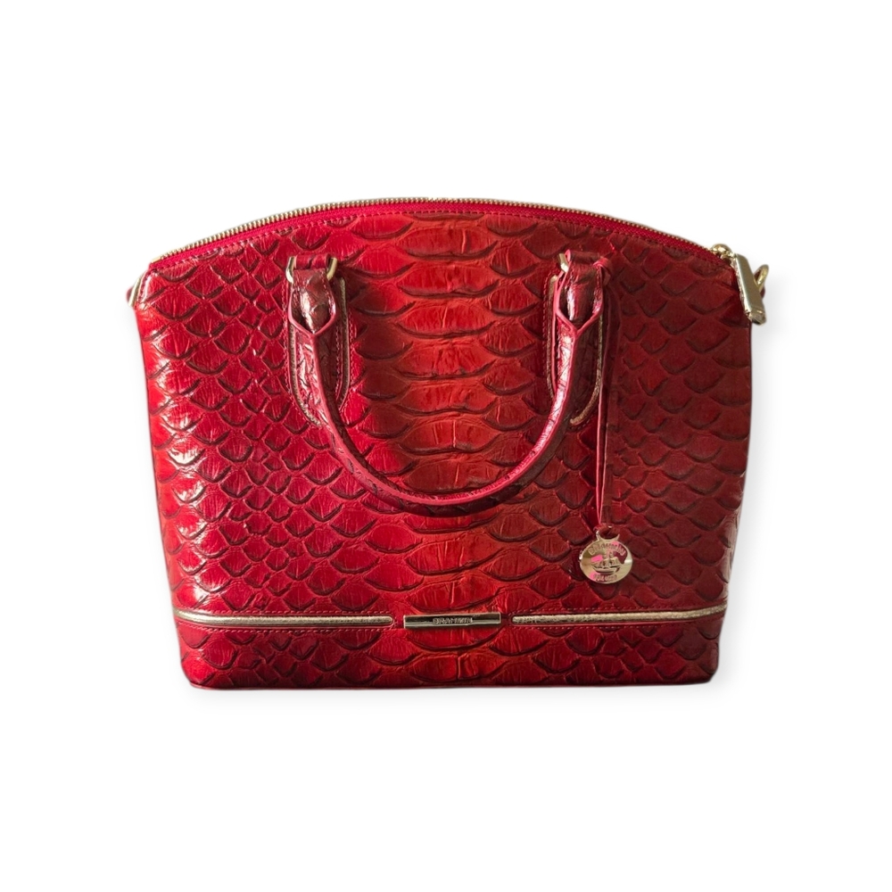 Brahmin Duxbury Satchel (Heat Brasillia)
